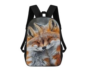 sinyumoney Two Foxes Cuddling in The Snow Mochila De Trabajo Para Portátil, Mochila Para Hombres, Mujeres Y Adolescentes 17inch