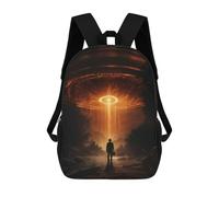 sinyumoney UFO Alien Abduction Mochilas Escolares Mochila Escolar Ligera Mochila De Día Mochila Para Libros Para La Universidad Para Hombres/mujeres 17inch