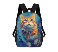 sinyumoney Underwater Cat Mochila Escolar Infantil, Mochilas Impresas En 3D, Mochilas Escolares De Moda Para Niños De Primaria Y Secundaria 17inch