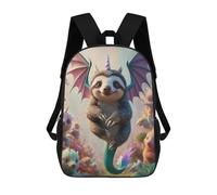 sinyumoney Unicorn Dragon Baby Sloth Hybrid Mochila Infantil, Mochila Escolar Infantil, Mochilas Escolares Impresas En 3D Para Niños Y Estudiantes Adolescentes 17inch