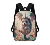sinyumoney Unicorn Dragon Winged Hedgehog Mochilas Mochilas Infantiles Mochila Escolar Mochila Escolar Infantil Impresa En 3D Mochilas De Viaje De Moda Para Niños De Primaria Y Secundaria 17inch