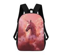 sinyumoney Unicorn Smoke Mochila Infantil, Mochila Escolar Para Niños Y Adolescentes, Mochila De Viaje, Mochila Escolar, Mochila Para Libros 17inch