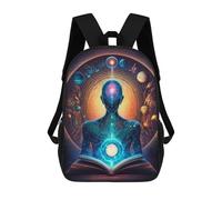 sinyumoney Universal Energy Cosmic Connection Mochila Escolar Para Niñas Y Niños, Mochilas De Gran Capacidad, Mochilas Ligeras Para Niños Y Estudiantes 17inch