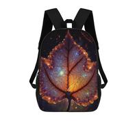 sinyumoney Universe in A Leaf Mochila Escolar Para Niñas 17inch Mochila Informal Ligera Para Niños Y Niñas, Ideal Para Estudiantes De Secundaria