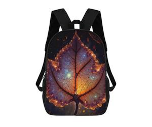 sinyumoney Universe in A Leaf Mochila Escolar Para Niñas 17inch Mochila Informal Ligera Para Niños Y Niñas, Ideal Para Estudiantes De Secundaria
