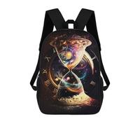 sinyumoney Universe of Time Mochilas Impresas En 3D Para Niños 17inch Mochilas De Moda Informales Para El Día A Día, Bolsas De Viaje, Mochilas Informales Para Exteriores Para Niños Y Niñas