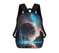 sinyumoney Universe Valley Landscape Mochila Escolar Mochilas Escolares Para Niñas Y Niños Mochila Con Bolsillo Mochila Escolar De Moda Mochila Infantil 17inch