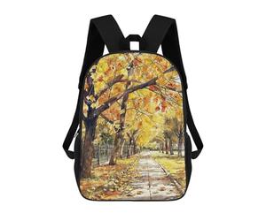 sinyumoney Urban Autumn Walk Mochila Escolar Para Computadora Para La Escuela/trabajo/viajes Para Niñas, Adolescentes 17inch