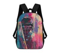 sinyumoney Urban Cricketer Mochila Escolar Infantil Impresa En 3D Para Niños, Mochila De Viaje De Alta Capacidad, Bolsas Para Libros, Mochila Escolar Infantil 17inch