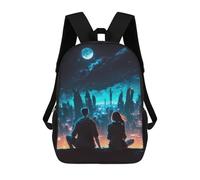 sinyumoney Urban Stargazing Mochila Escolar, Mochila Infantil Para Niños Y Adolescentes, Regalos, Mochilas De Día Con Impresión 3D, Mochila Escolar, Mochila Para Libros 17inch