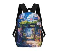 sinyumoney Urban Torii Gate Mochilas Para Niños Mochilas Escolares Mochila Escolar Para Niños Impresa En 3D Mochilas De Viaje De Moda Para Niños De Primaria Y Secundaria 17inch