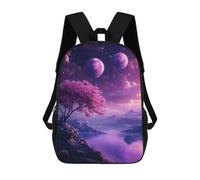 sinyumoney Valley Of Galaxy Landscape Mochila Escolar Infantil Con Impresión 3D, Mochila Escolar Informal Para Niños De Primaria Y Secundaria 17inch