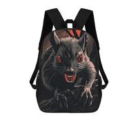 sinyumoney Vampire Gothic Squirrel Mochila Para Niños, Adolescentes Y Estudiantes, Mochilas Para Niñas, Mochilas Para Niños Pequeños, Primaria Y Secundaria 17inch