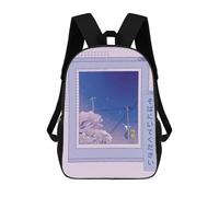 sinyumoney Vaporwave Sakura Lofi Fuji Mochila Impresa En 3D Para Niños, Mochila Escolar, Mochilas De Viaje Para Niños, Bolsas De Libros De Alta Capacidad, Mochila Infantil 17inch