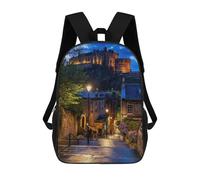 sinyumoney Vennel Steps In Edinburgh Mochila Ligera Informal Para El Día A Día, Mochila Escolar Para Hombres/mujeres 17inch