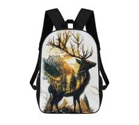 sinyumoney Verdant Monarch of The Golden Grove Mochila Escolar Mochilas Escolares Para Niñas Y Niños Mochila Con Bolsillo Mochila Escolar De Moda Para Niños 17inch