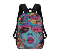 sinyumoney Vibrant Abstract Chaos Mochila Escolar Infantil Impresa En 3D Para Niños, Mochila De Viaje De Alta Capacidad, Bolsas Para Libros, Mochila Escolar Infantil 17inch