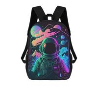 sinyumoney Vibrant Astronaut Journey -3 Mochilas Infantiles Impresas En 3D, Mochilas De Moda Informales, Mochilas De Viaje Bonitas, Mochilas Informales Para Exteriores Para Niños Y Niñas 17inch