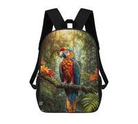 sinyumoney Vibrant Canopy Dweller Mochila Escolar Para Niñas 17inch Mochila Informal Ligera Para Niños Y Niñas, Ideal Para Estudiantes De Secundaria