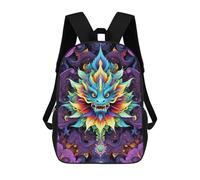 sinyumoney Vibrant Dragon Ballet Mochila Escolar Infantil Estampada Para Adultos Y Niños, Mochila De Viaje Para El Día A Día 17inch