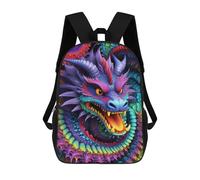 sinyumoney Vibrant Dragon Dance Mochila Escolar Resistente Al Agua, Mochila De Viaje, Bolsa Para Computadora Para La Escuela/trabajo/viajes 17inch