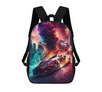 sinyumoney Vibrant Hurricane Car Mochila Ligera Informal Para El Día A Día, Mochila Escolar Para El Campus, Actividades Al Aire Libre, Viajes Y Deportes 17inch
