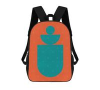 sinyumoney Vibrant Shapes 05 Mochila Escolar Mochilas Escolares Para Niñas Y Niños Mochila Con Bolsillo Mochila Escolar De Moda Para Niños 17inch