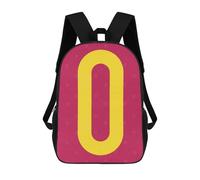 sinyumoney Vibrant Shapes 07 Mochila Escolar Infantil Impresa En 3D 17inch Mochilas Escolares Para Niños, Estilo Casual Y Moderno, Mochilas De Viaje De Alta Capacidad