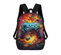 sinyumoney Video Game Controller Chaos Mochila Infantil Escolar Para Niños Con Estampado 3D De Dibujos Animados, Mochila Escolar Para Estudiantes, Mochila Para Portátil Para Niños Y Niñas 17inch