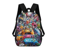 sinyumoney Video Game Controllers A Visual Symphony -2 Mochila Escolar Infantil Impresa En 3D Para Niños, Mochilas De Viaje, Bolsas Para Libros, Mochila Escolar Infantil 17inch