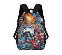 sinyumoney Video Game Controllers in Chaos Mochilas Infantiles Impresas En 3D Para Niños, Mochilas Escolares De Moda, Mochilas De Viaje, Mochilas Escolares Para Niños De Primaria 17inch