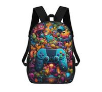 sinyumoney Video Game Paradise -1 Mochila Escolar Infantil Estampada Para Adultos Y Niños, Mochila De Viaje Para El Día A Día 17inch
