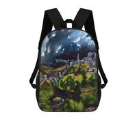 sinyumoney View of Toledo by El Greco Mochila Escolar Grande, Ligera E Informal: Perfecta Para Viajes, Trabajo Y Uso Diario 17inch