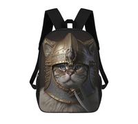 sinyumoney Viking Cat Mochila Escolar Ligera Para Aeropuerto, Estudiantes Universitarios, Mochila Para Hombres, Mujeres Y Adolescentes 17inch