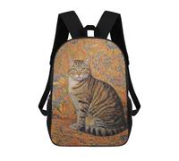 sinyumoney Vincent's Cat A Vibrant Portrait Mochila De Viaje Para La Universidad Mochilas Para La Escuela/trabajo/viajes 17inch