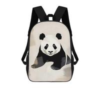 sinyumoney Vintage Cute Panda Illustration Mochila Infantil De Moda Divertida Mochila Escolar Para Niños Y Adolescentes Con Impresión 3D Para Niños 17inch