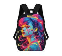 sinyumoney Vintage Pin Up Girl Mochilas Escolares Resistentes Al Agua, Mochilas De Viaje, Bolsas Para Computadoras Portátiles Para Adolescentes, Niñas, Niños, Mujeres Y Hombres 17inch