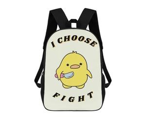 sinyumoney Violence Funny Duck Fight Mochilas Escolares Resistentes Al Agua Mochila Escolar De Negocios - Perfecta Para Viajes, Trabajo Y Uso Diario 17inch