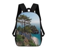 sinyumoney Virgin Island Mochila Ronaldo, Mochila Infantil, Mochila Escolar Para Estudiantes, Mochila Para Libros, Mochila Escolar Impresa En 3D Para Niños Y Niñas, 17inch