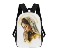 sinyumoney Virgin Mary Painting Mochilas Para Niños Y Estudiantes, Mochilas Escolares Impresas En 3D, Mochilas Para Estudiantes De Primaria Y Secundaria Para Niños Y Niñas 17inch