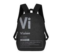 sinyumoney Vision Element - Manifestation, Success Motivation Mochila Escolar Informal Para El Día A Día, Ideal Para Viajes, Trabajo Y Uso Diario 17inch