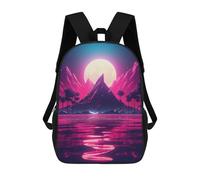 sinyumoney Vivid Neon Vortex Mochilas Escolares Para Ordenador Para El Colegio/trabajo/viajes Para Niñas, Niños Y Adolescentes 17inch