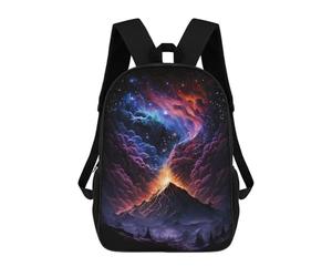 sinyumoney Volcanic Night Sky Mochila Escolar De 17 Pulgadas Para Adolescentes, Con Estampado 3D, Ajustable Y Con Bolsillos, Ideal Para Niños, Niñas Y Estudiantes.