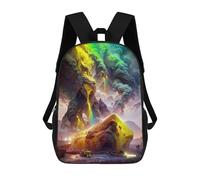 sinyumoney Volcanic Rainbow Eruption Mochila Escolar Infantil Impresa En 3D Para Niños, Mochilas De Viaje De Alta Capacidad, Bolsas Para Libros, Mochila Escolar Infantil 17inch