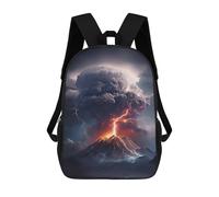 sinyumoney Volcano Eruption Scene Mochila Escolar Para Niñas Mochila Impermeable Mochila Informal De Día Mochila Ligera Para Niño Y Niña Mochila Escolar 17inch
