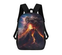 sinyumoney Volcano Eruption with Lightning Mochila Infantil, Mochila Escolar Infantil, Mochilas Escolares Impresas En 3D Para Niños Y Estudiantes Adolescentes 17inch