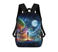 sinyumoney Walk to The Moon Mochila De Peluche Con Dibujos Animados, Mochila 3D Para Niños, Bolsa Escolar, Idea De Regalo De Cumpleaños Para Niños Y Niñas 17inch