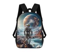sinyumoney Walking in The Cosmos Mochilas Para Niños Y Estudiantes, Mochilas Escolares Impresas En 3D, Mochilas Para Estudiantes De Primaria Y Secundaria, Mochilas Para Niños Y Niñas 17inch