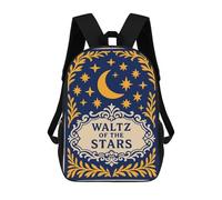 sinyumoney Waltz of The Stars Illustration Mochila Escolar Grande Y Ligera, Mochila Informal Para El Campus, Actividades Al Aire Libre, Viajes Y Deportes 17inch
