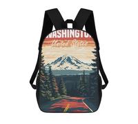 sinyumoney Washington State Travel Mochila Escolar Mochilas Escolares Para Niñas Y Niños Mochila Con Bolsillo Mochila Escolar De Moda Para Niños 17inch